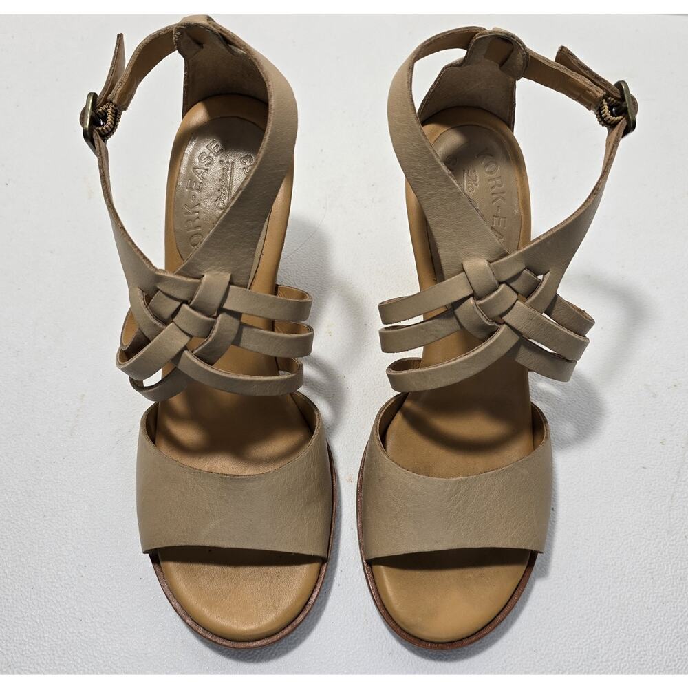 Kork Ease Adelaide Leather Cork Wedge Sandals K36402 Womens size 6 EUC - Picture 2 of 9